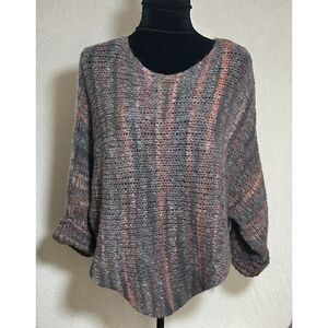 Berretti Chunky Knit Sweater Italy  Pullover  Acrylic Wool Blend Size L/XL